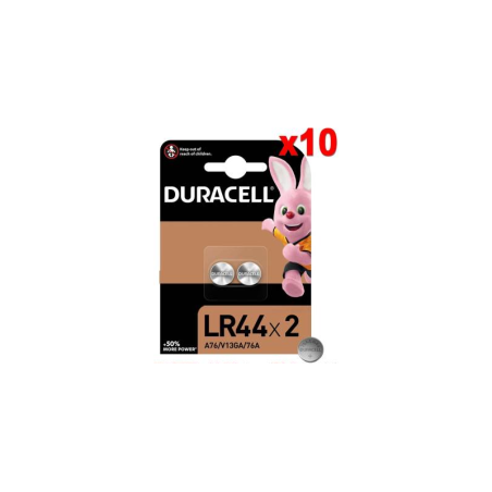 Piles Boutons Alcalines DURACELL LR44 76A/A76 | Smarty Paris