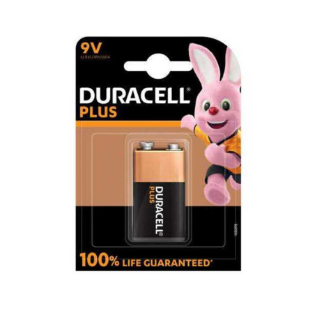 Pile Alcaline 9V / 6LR61 Duracell Plus | Smarty Paris 18e