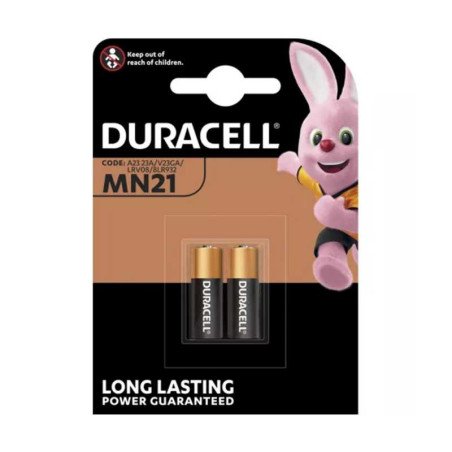 Pile Alcaline MN21 - A23 Duracell x 2pcs | Smarty Paris 18e