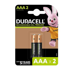 Piles Rechargeables AAA 900mAh DURACELL HR03 | Smarty Paris 