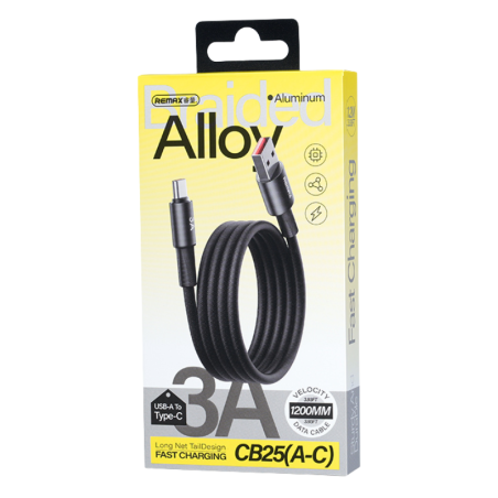 REMAX CB25 A-C 3A Cable Black | Smarty
