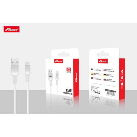 FASR FS-CA3T USB-C Cable 1m 2.4A | Smarty