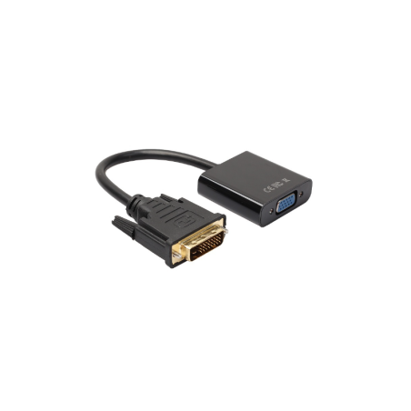 Adaptateur DVI-D mâle vers VGA femelle 15cm - | Smarty Paris