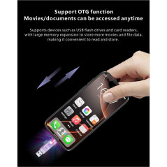 Mini smartphone ECO S17 4G 64 Go rose | Smarty