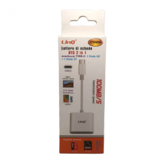 Lecteur de cartes Micro-SD/TF 2 en 1 USB-C Li | Smarty Paris