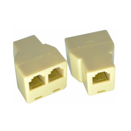 Adaptateur Téléphonique RJ11 Femelle / 2 RJ11 | Smarty Paris