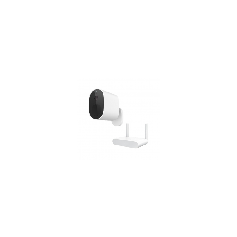 Caméra de Surveillance Xiaomi Mi Wireless Outdoor Security Camera 1080p Set - Blanc
