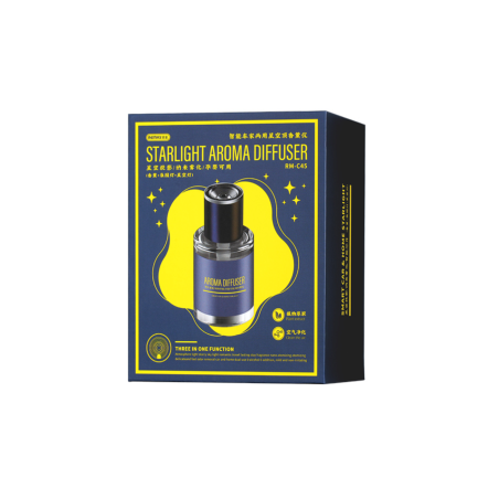 Diffuseur d’arômes avec lampe d’ambiance à projection étoilée 2-en-1 –