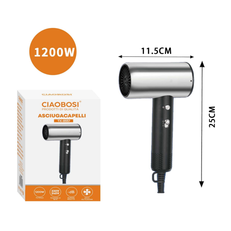 Hair Dryer CIAOBOSI TX-8557 – 1200W Blue