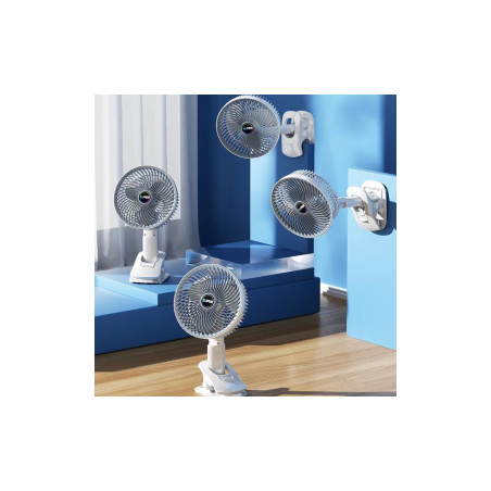 Mini Ventilateur USB Avec pince - 6" - 4 Positions · Smarty Paris