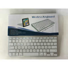 Wired QWERTY AZERTY Keyboard Mac Windows Silver