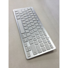 Wired QWERTY AZERTY Keyboard Mac Windows Silver