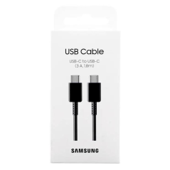 Samsung Câble USB-C vers USB-C EP-DX310JBEGEU – 3 A 1,8 m Noir