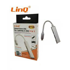 Concentrateur USB-C LinQ TPC3056 4-en-1 + PD