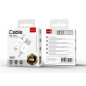 USB / Micro USB Cable D-power F7009/S616S - 1.2 m White USB / Micro USB Cable D-power F7009/S616S - 1.2 m White