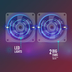 NGS Jet Stand 15.6" LED cooling stand | Smarty
