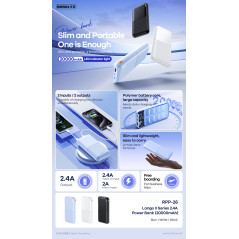 Batterie externe REMAX RPP-26 20 000 mAh | Smarty