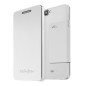 Wallet Folio Case Wiko Rainbow Stand Back Cover – White Wallet Folio Case Wiko Rainbow Stand Back Cover – White