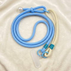 ECO blue green phone lanyard mini pouch | Smarty