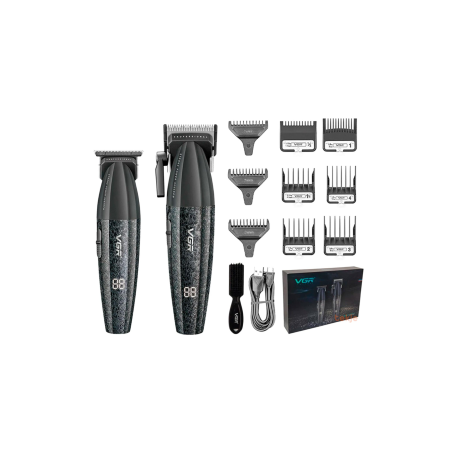 Tondeuse à cheveux + Tondeuse à cheveux Professionnelle 2 pcs VGR V-64