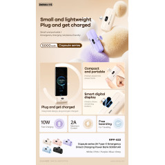 Remax RPP-632 5,000mAh Power Bank White