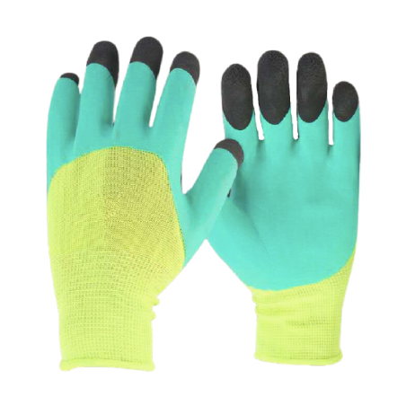 Gants renforcés respirants ECO – Jaune et vert