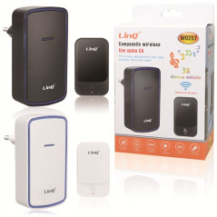 Wireless Doorbell LinQ W0257 Black | Smarty