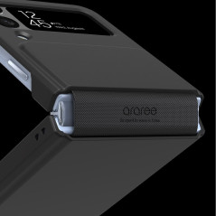 Araree Canvas Diary Case Z Flip3 Black