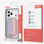Protective Case ECO for iPhone – PC, magnetic card holder, side access, white Protective Case ECO for iPhone – PC, magnetic card holder, side access, white