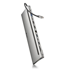 Adaptateur NGS USB-C 12-en-1 Gris | Smarty