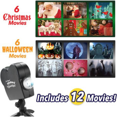 Decorative projector for Christmas Halloween