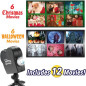 Decorative projector ECO – Christmas Halloween home black
