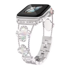 Apple Watch Wave silver band | Smarty Paris