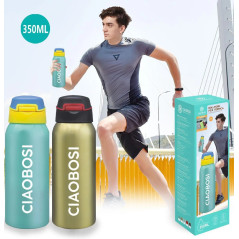 Gobelet thermos de sport CIAOBOSI TX-9071 – 350 ml Vert