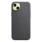 Apple Coque silicone iPhone 15 Plus avec MagSafe MT103ZM/A – Noir