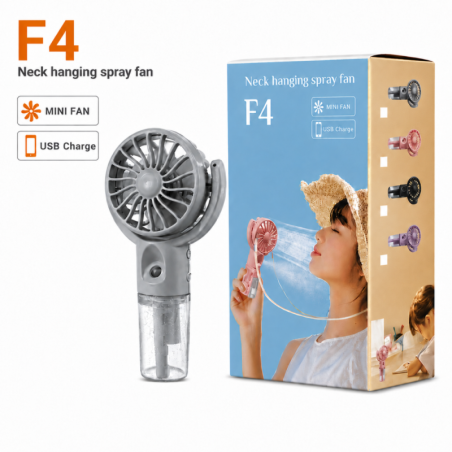 Mini Ventilateur portable tour de cou brumisateur USB CIAOBOSI F4