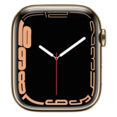 Apple Watch Series 7 GPS 45mm Aluminium Lumière Stellaire (Sans Bracel