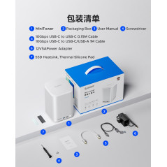 Support ORICO Mini Tower pour Mac Mini 2024