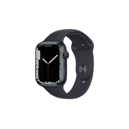 Apple Watch Series 8 Cellulaire 45mm Acier Inoxydable Avec Bracelet Sp