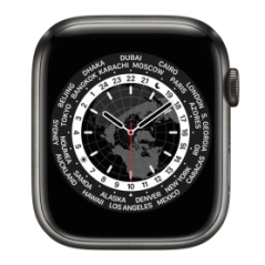 Apple Watch Series 8 Cellulaire 45mm Aluminium Acier Inoxydable (Sans