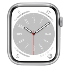 Apple Watch Series 8 Cellulaire 45mm Aluminium Argent (Sans Bracelet e