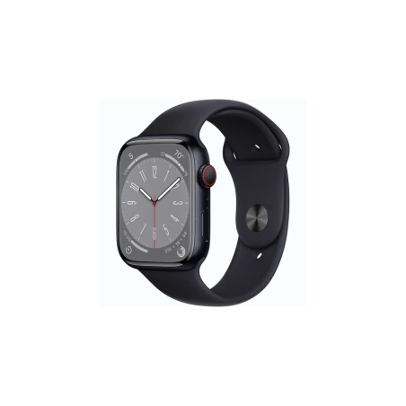 Apple Watch Series 8 Cellulaire 45mm Midnight Aluminium (Sans Bracelet