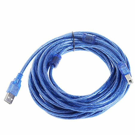 Printer Cable ECO USB 2.0 – A Male/B Male 10m Blue