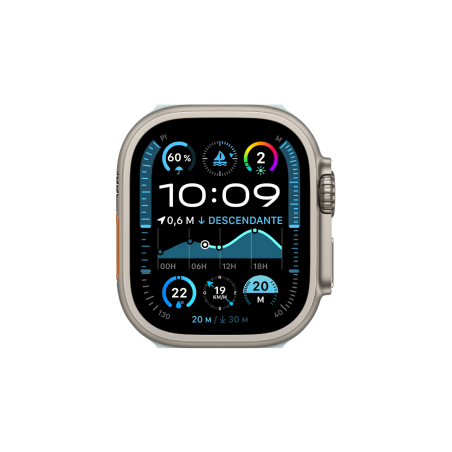 Apple Watch Ultra 2 Cellulaire Titane Naturel 49 mm - Grade A - Sans B