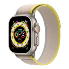 Apple Watch Ultra Cellulaire 49mm Titane Naturel avec Bracelet Trail L