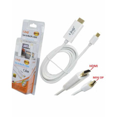 LinQ MDH-18B Mini DisplayPort HDMI Cable | Smarty