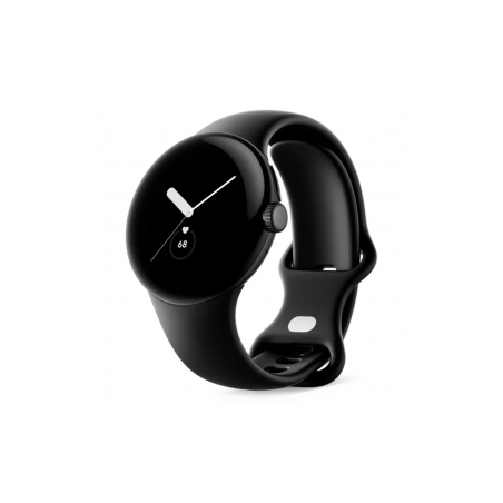 Google Pixel Watch (LTE) - Boitier noir mat Bracelet noir volcanique -