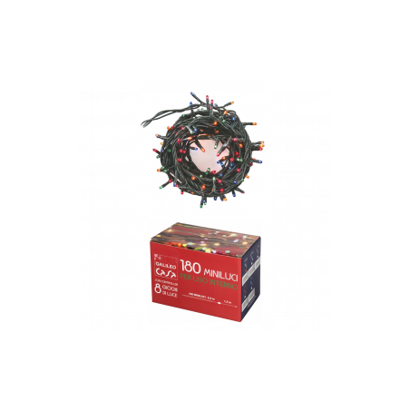 Guirlande Rideau LED 6.3M - Multi couleurs - Montre Réf. G1166 | Smarty