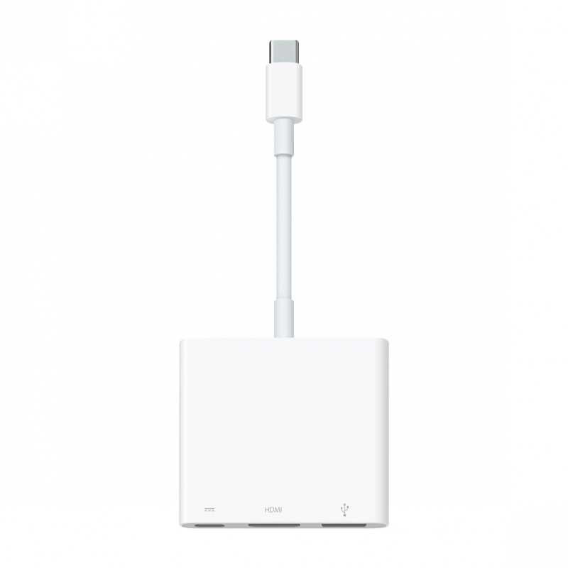 Apple Adaptateur USB-C vers HDMI + USB + USB-C – MW5M3ZM/A