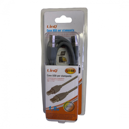 Printer USB Cable LinQ U18B – 1.8 m